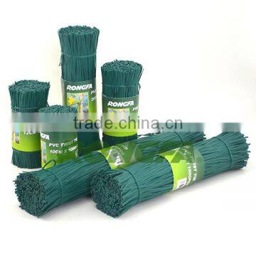 12cm waterproof plastic metal wire twist ties for agriculture and garden