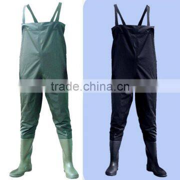 pvc fishing chest wader PVC/PVC wader