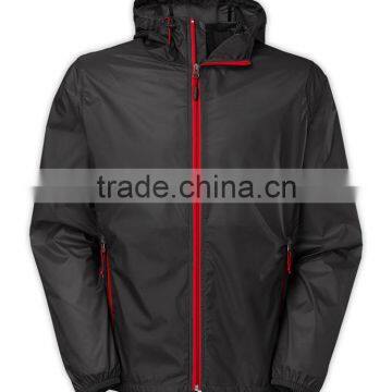 Custom cheap nylon/polyester mens windbreaker jackets