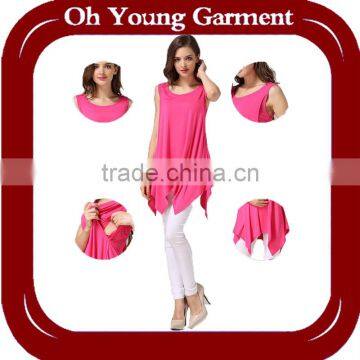 Top Quality Leteste Design Lady Chiffon Top Wholesale photo-2