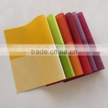 PVC Plastic Dinner Plate Mat for Rustaurant Use