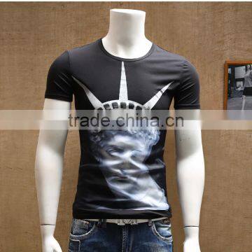 New Design Cotton T Shirt Men Offset 3D Printing O-neck Special Cool