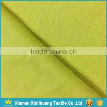 Wholesale Fashion Polo Shirts Material 65 Polyester 35 Cotton Green Pique Knit Fabric photo-3
