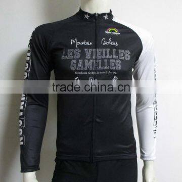 Custom cycling jersey with sublimation print