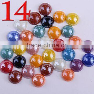 Mix Flat Back Shell Beads Phone Sticker Handmade Diy Faux Shell Beads for Fingernail Decorations Cheap Colors Shell Beads photo-5