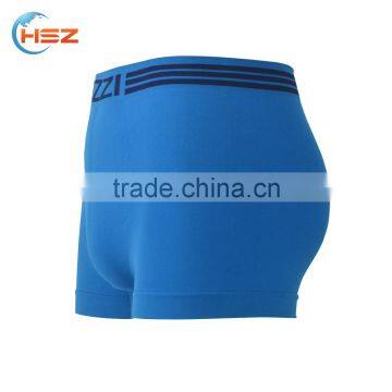 HSZ-0020 Mens Hot Seamless Plain Underwear Brand Names Sexy Blue Boxer Shorts Wholesale Custom Stylish Boxer Briefs photo-4