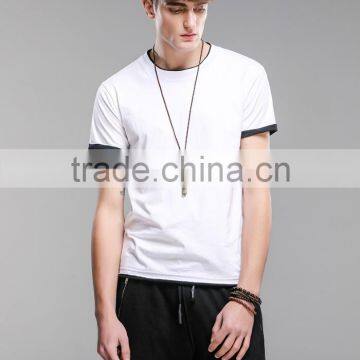 Customized Your Brand Design Blank Black Longline Hip Hop Tee Shirts photo-3