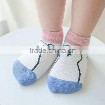 S33243W Anti-slip Baby Boy Girls Socks Children's Cartoon Socks Foot Cover Infant Room Socks photo-3