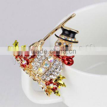 gold color plated the christmas gift for christmas Jewelry Brooch