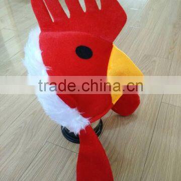 Factory Professional Customized Rooster Plush Mask Hat photo-4