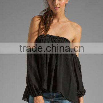 off shoulder ruffle top