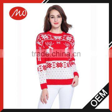 ugly christmas vintage Reindeers women cashmere jumper sweater