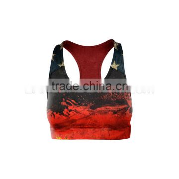 German Flag Sports Compression Bra for Breast Lift Up during workout available in multiple sizes and color combinations