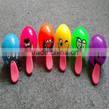 Flashing Tongue Out Rubber Bounce Ball Monster Inflatable Ball photo-1