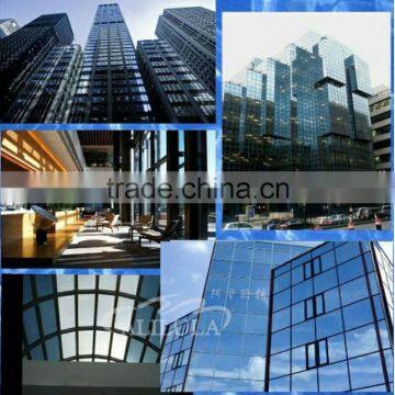 Sun protection construction window glass mirror film