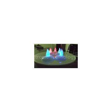 Green / Red / Blue PE Plastic Color Changing LED Candle of Battery Operated