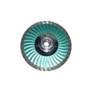 Waved turbo diamond blade