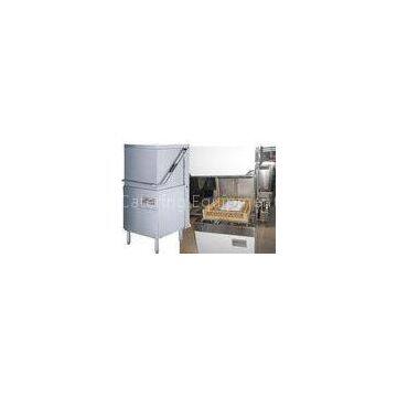 420mm Commercial Kitchen Dishwasher , 60 Racks / Hour Commercial HoodDishwasher