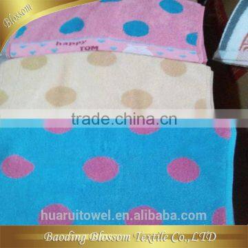 custom made cotton velour terry good quality china supplier childrens bath towels wholesale