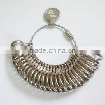 Plastic Ring Sizer Tool, Alloy Ring Gauge, Metal Finger Sizer Measure Finger Sizes US Sizes Ring Gauge, Jewelry Sizing Tool Set photo-2