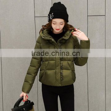 Female 2017 New Women's Winter Jacket Cotton Jacket Slim Parkas Ladies Coats