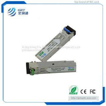 High-end 1.25G BiDi SFP Optical Module 1310/1550nm 40km for Long Range Datacom Telecom photo-4