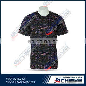 factory price custom fitness polyester sublimation tshirts