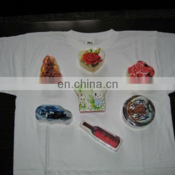 Advertising promotional gift compressed t-shirt customized shape