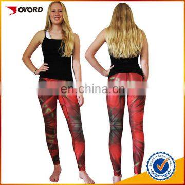 sublimated brazilian fitness wear yoga pants ladies gymwear