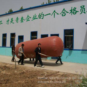 Family size portable biogas plant