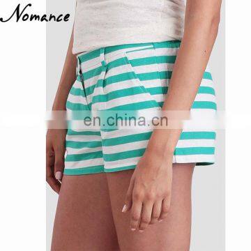 beach running Striped Shorts