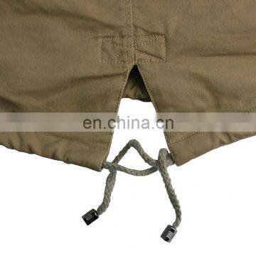 High Quality Cotton Parka With Detachable Hood Mens Parka Jacket photo-6