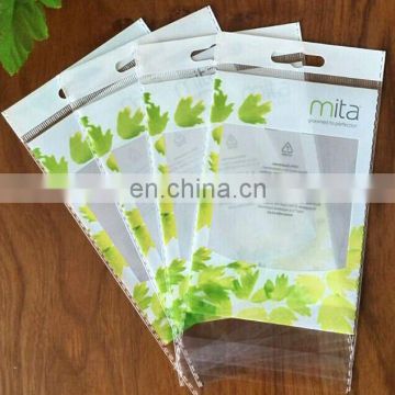 Made In Guangzhou Custom Logo Stand Up Pouch Clear Plastic Premium OPP Bag