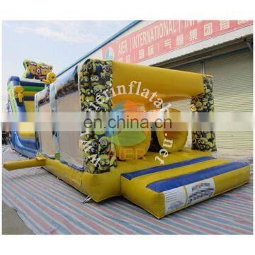 Colourful Inflatable Obstacle Course