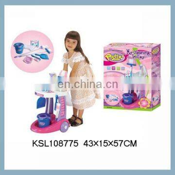 pretty funny cleaning trolley kids cleaning set