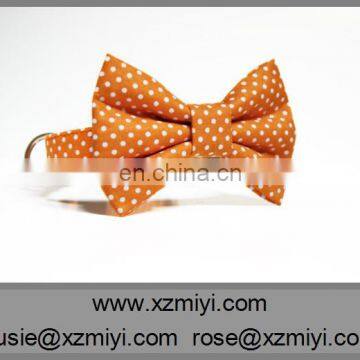 New Arrival Wholesale Orange Polka Dots Pet Dog Flashing Collar