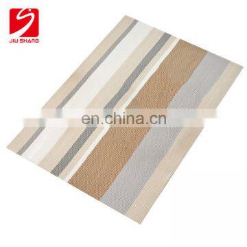 Personalized transparent color pvc table mat for food