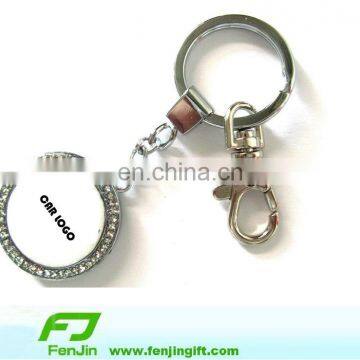 lion customized car metal keychain