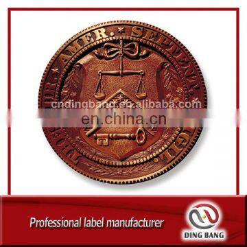 Low MOQ Factory Custom Made Double Side Embossed Type Antique Style Metal Souvenir Vintage Bronze Coin