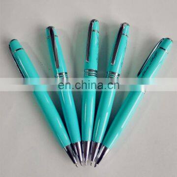 Mont blank Twist blue and black Ballpoint Metal Ball Pen With Customized Logo Printing MB9709-1