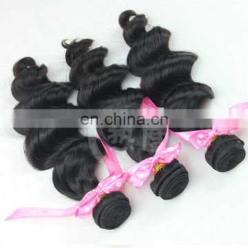 Wholesale Cheap unprocessed brazilian loose wave remy hair weave rosa beauty