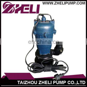 WenLing Professional Water Pump factory Electric Sewage Submersible Pumps (wqd10-10-0.75)