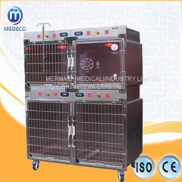 Medical Animal Clinic Stainless Steel Veterinary Dog Cage