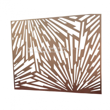 hot selling Corten Style Real Rust Steel Laser Cut Screens, Wall Art