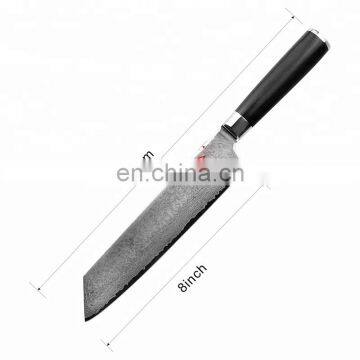 G10 Handle Japanese Steel 67 Layer VG10 Damascus Nakiri Knife photo-3