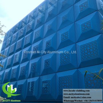 Laser cut metal screen aluminum cladding panels metal facades