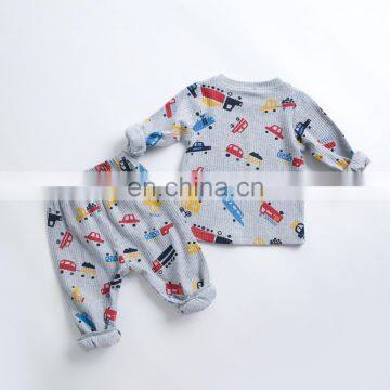 Мультяшные детские костюмы для мальчиков и девочек, корейские ночные сорочки для младенцев, домашняя одежда для весны и осени, одеяла для младенцев photo-4