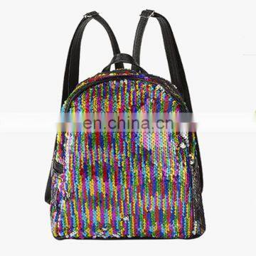2020 Shiny Leather Sweat Girl Daily Bag Children Backpack With Sequin photo-3