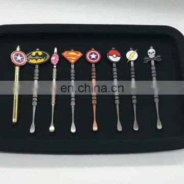 HQP-YG01HongQiang Silicone pipe, skull stick, badge cream , personality, ear spoon