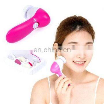 5 in 1 Handheld Facial Beauty Care Electric Facial Cleansing Brush Face Massager